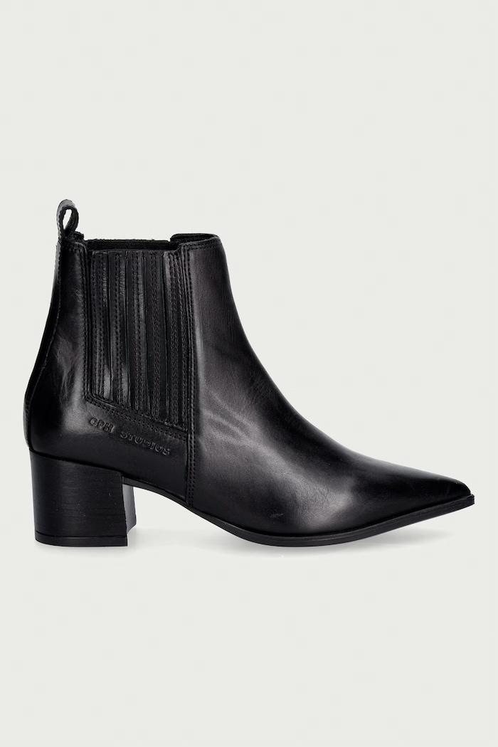 Copenhagen боти челси дамски от кожа CPH298.black черен AW26