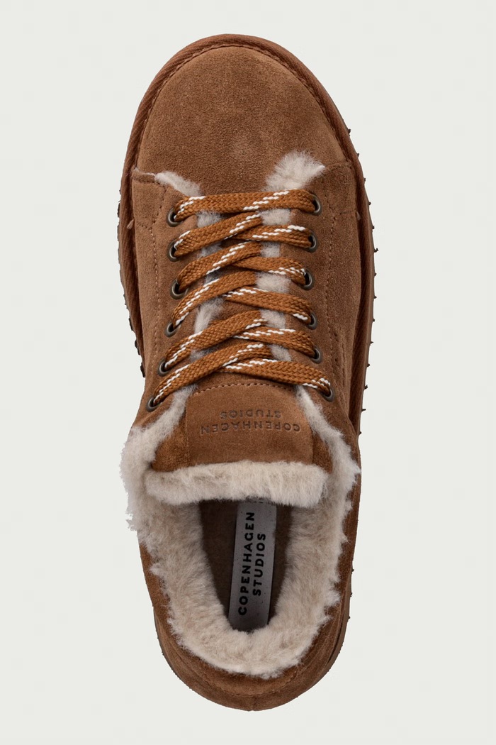 Суеде тъди маратонки дамски от велур Copenhagen CPH269.brown кафяв