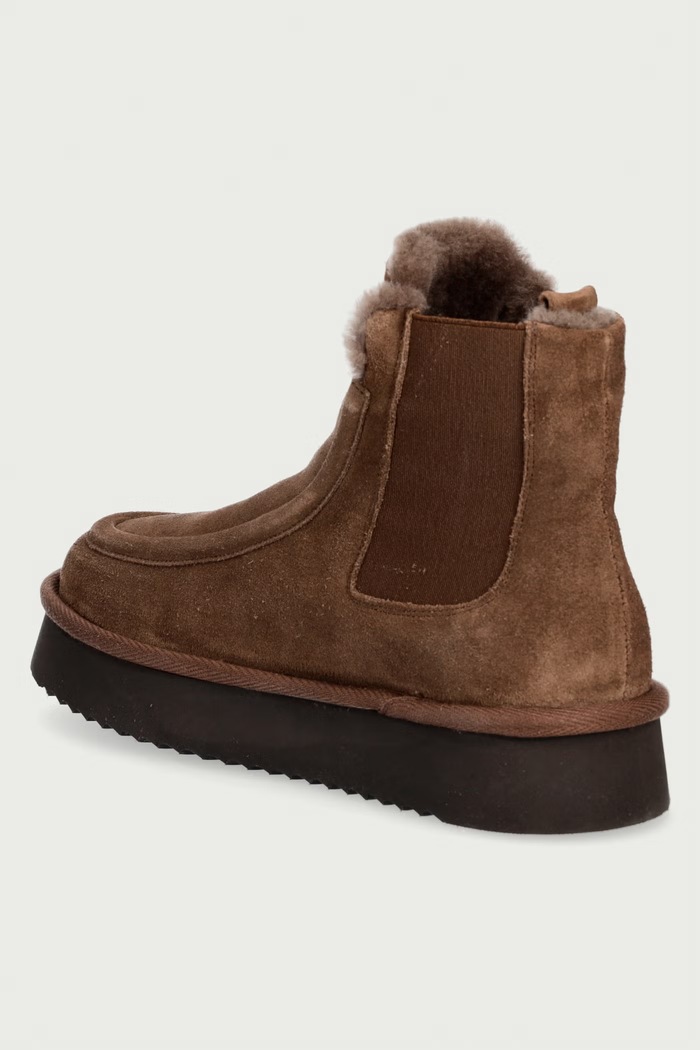 Obuća Copenhagen Suede zimske čizme za žene od brušene kože CPH267.mokka smeđa