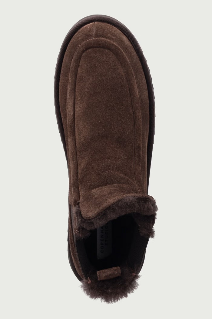 Suede snehule dámske semišové Copenhagen CPH267.choco hnedá