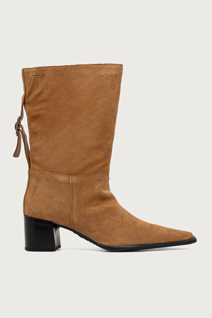 Vagabond Shoemakers Členkové čižmy dámske semišové GISELLE 6254.240.12 hnedá AW26