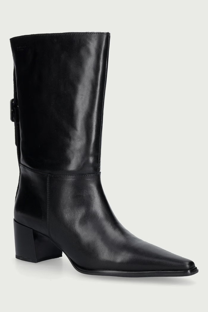Vagabond Shoemakers Botki damskie skórzane GISELLE czarny 6254.201.20