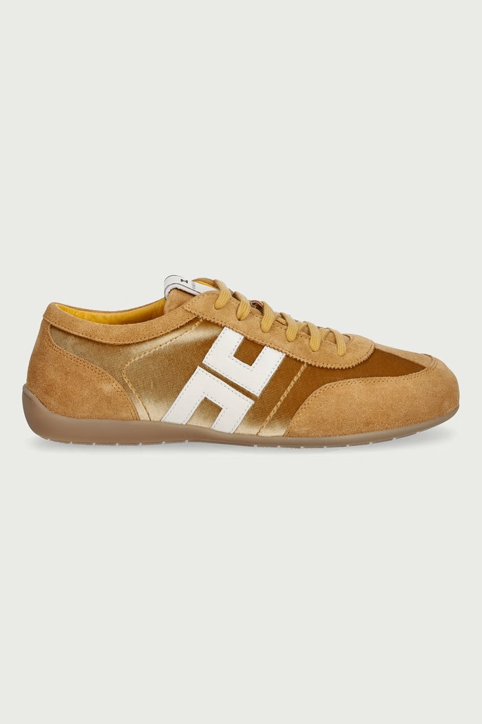Elisabetta Franchi Sneakers γυναικεία δερμάτινα SA03G66E2.940 κίτρινο AW26