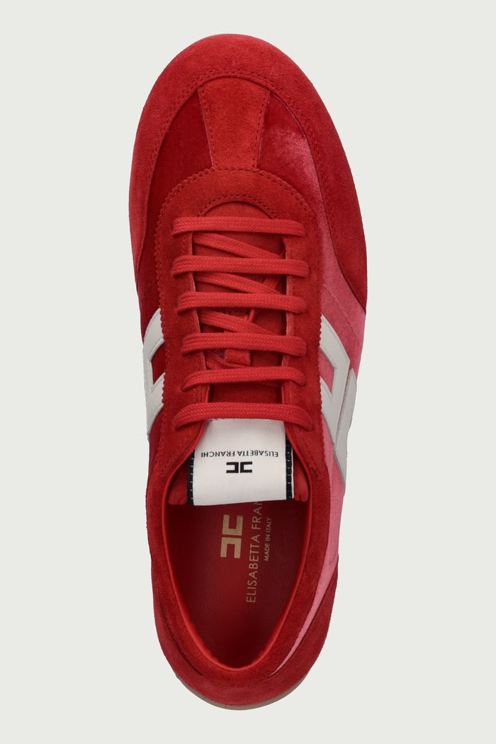 Sneakers Γυναικεία Elisabetta Franchi SA03G66E2.CG5 κόκκινο