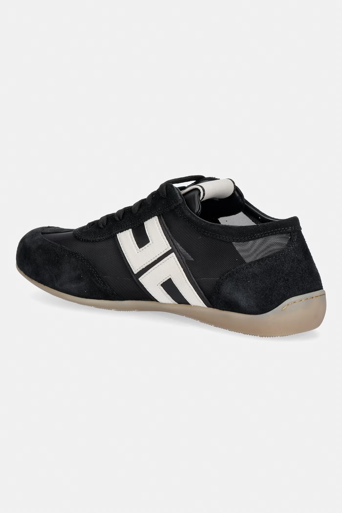 Παπούτσια Elisabetta Franchi sneakers γυναικεία σουέτ SA01G66E2.110 μαύρο