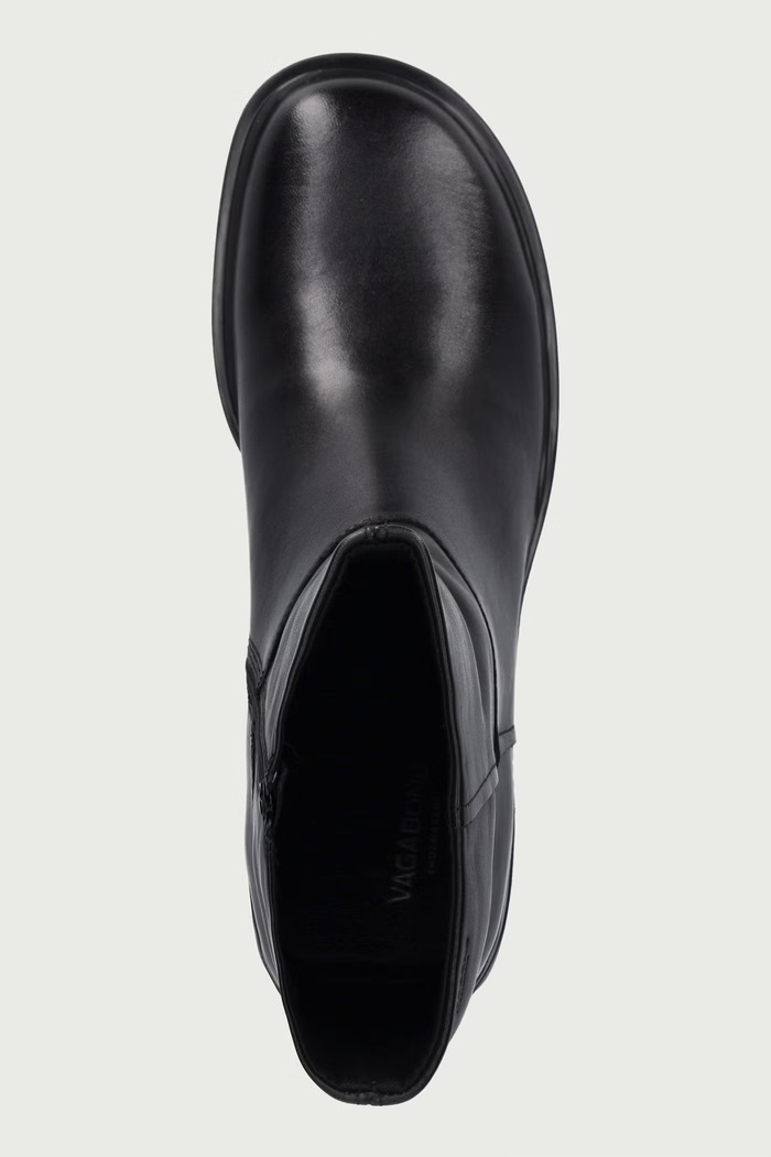 Botki na niskim obcasie damskie skórzane VEGA Vagabond Shoemakers 6251.001.20 czarny
