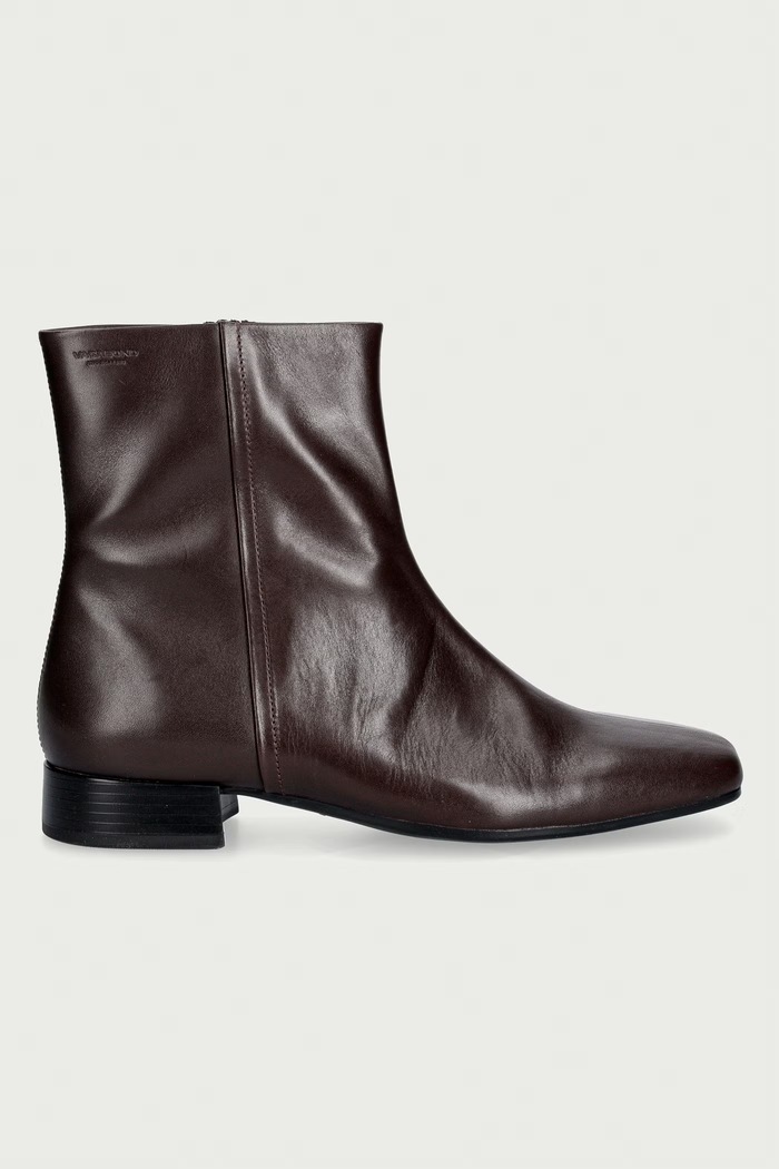 Vagabond Shoemakers Μποτάκια Γυναικεία δερμάτινα MONA 5955.001.35 καφέ AW26