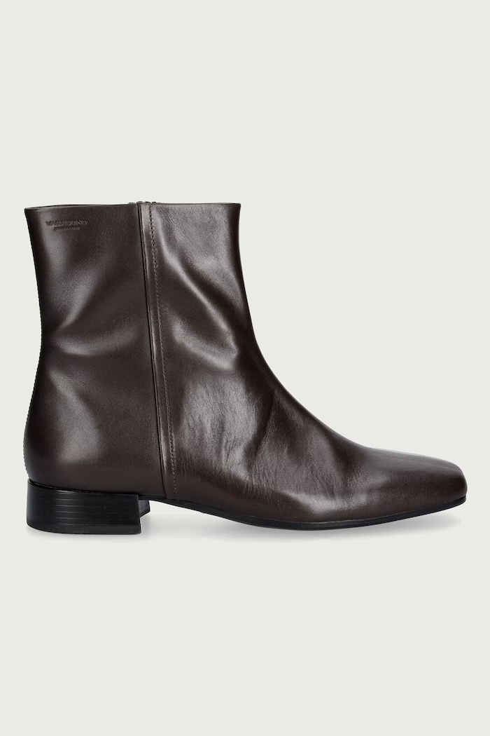 Vagabond Shoemakers Botki damskie skórzane MONA 5955.001.35 brązowy AW26