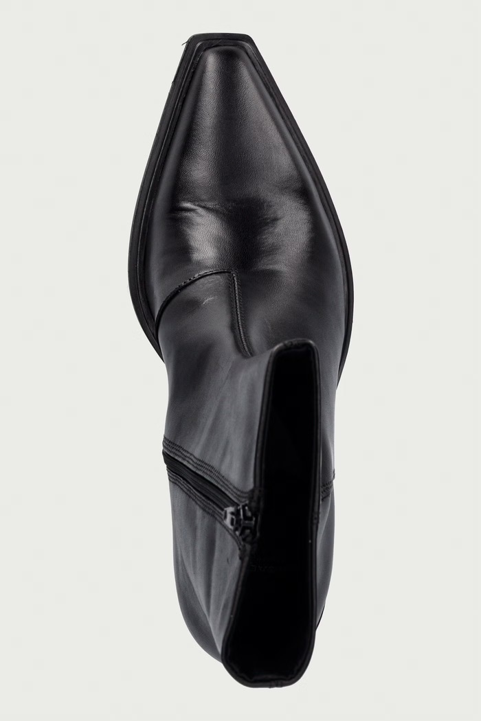 Gležnarski čevlji ženski usnjeni KELSEY Vagabond Shoemakers 6210.101.20 črna