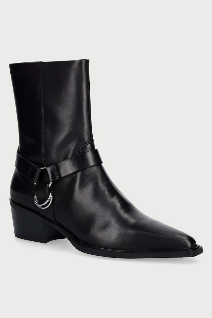 Vagabond Shoemakers Členkové čižmy dámske kožené KELSEY čierna 6210.001.20