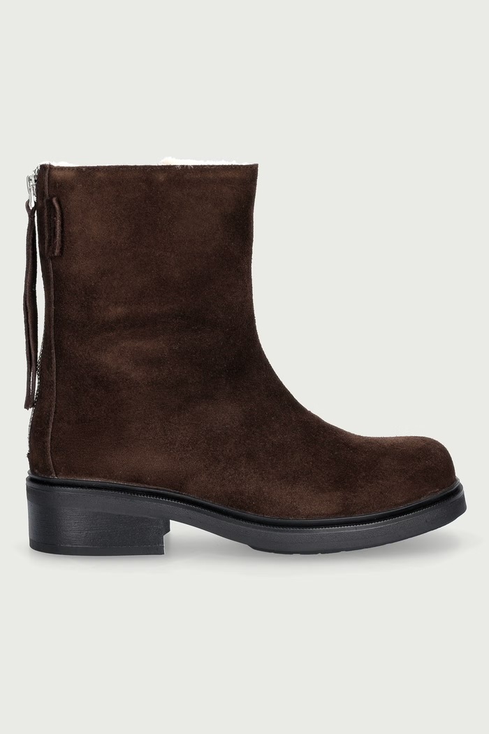 Vagabond Shoemakers Μποτάκια χειμερινά Γυναικεία δερμάτινα KARLIE 6205.340.31 καφέ AW26