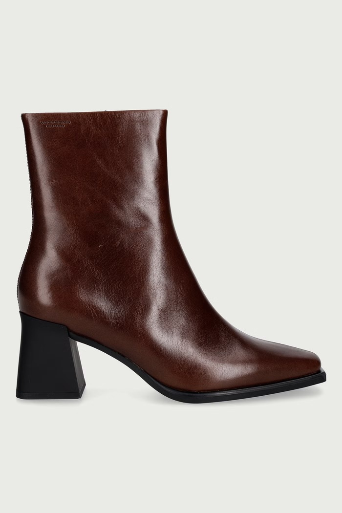 Vagabond Shoemakers Μποτάκια Γυναικεία δερμάτινα HEDDA 5002.001.26 καφέ AW26