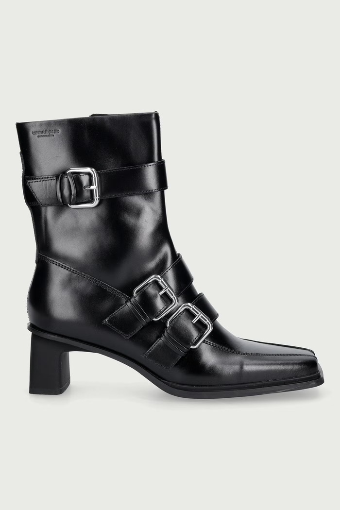 Vagabond Shoemakers Členkové čižmy dámske kožené ELVINA 6258.201.20 čierna AW26