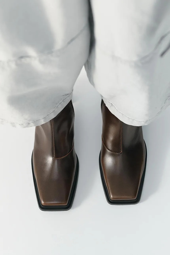 Členkové čižmy dámske kožené ELVINA Vagabond Shoemakers hnedá 6258.118.33