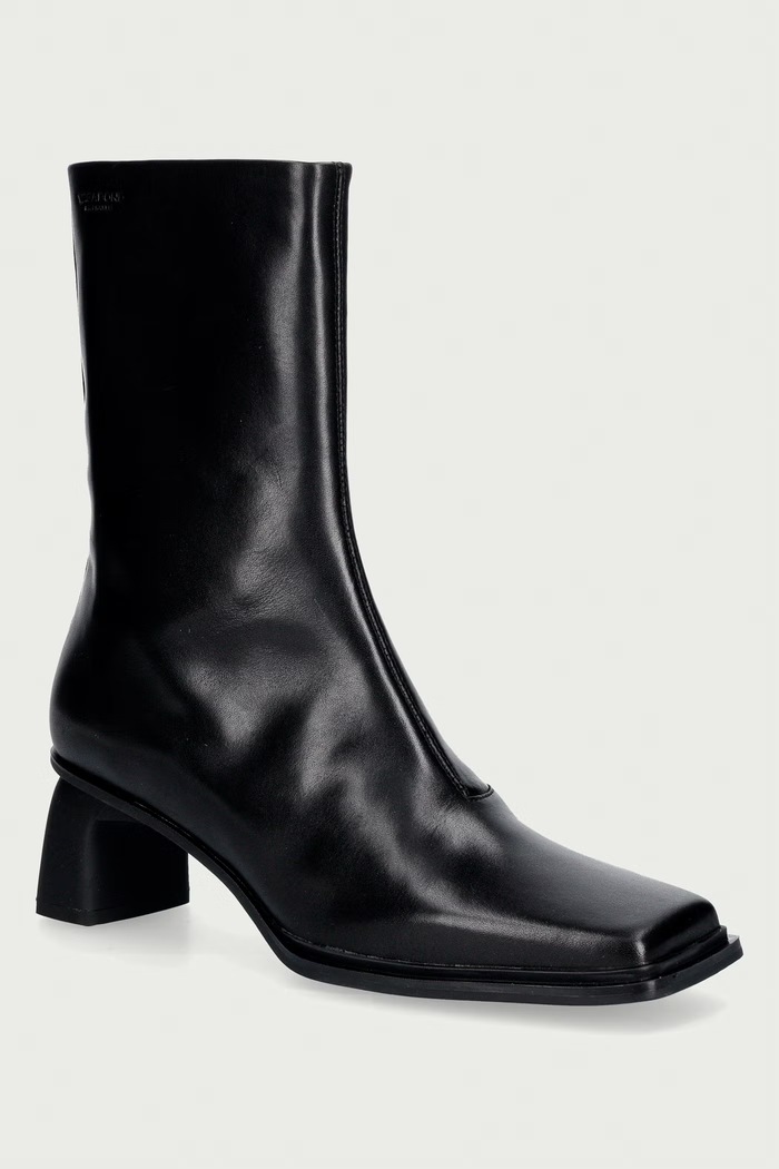 Vagabond Shoemakers Μποτάκια Γυναικεία δερμάτινα ELVINA μαύρο 6258.101.20