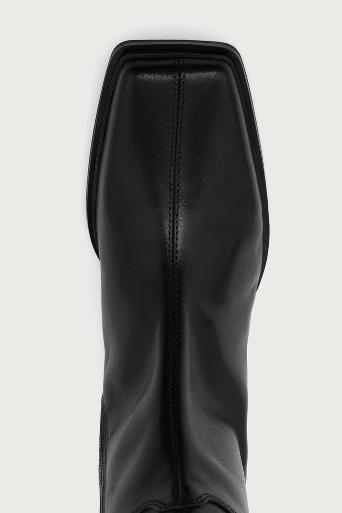 Ботуши под коляното с висок ток дамски от кожа ELVINA Vagabond Shoemakers 6258.001.20 черен
