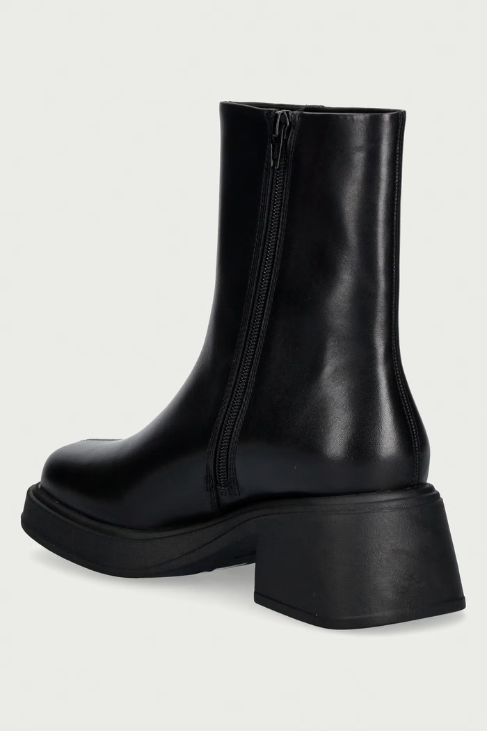 Obuwie Vagabond Shoemakers Botki na słupku damskie skórzane DORAH 6242.201.20 czarny