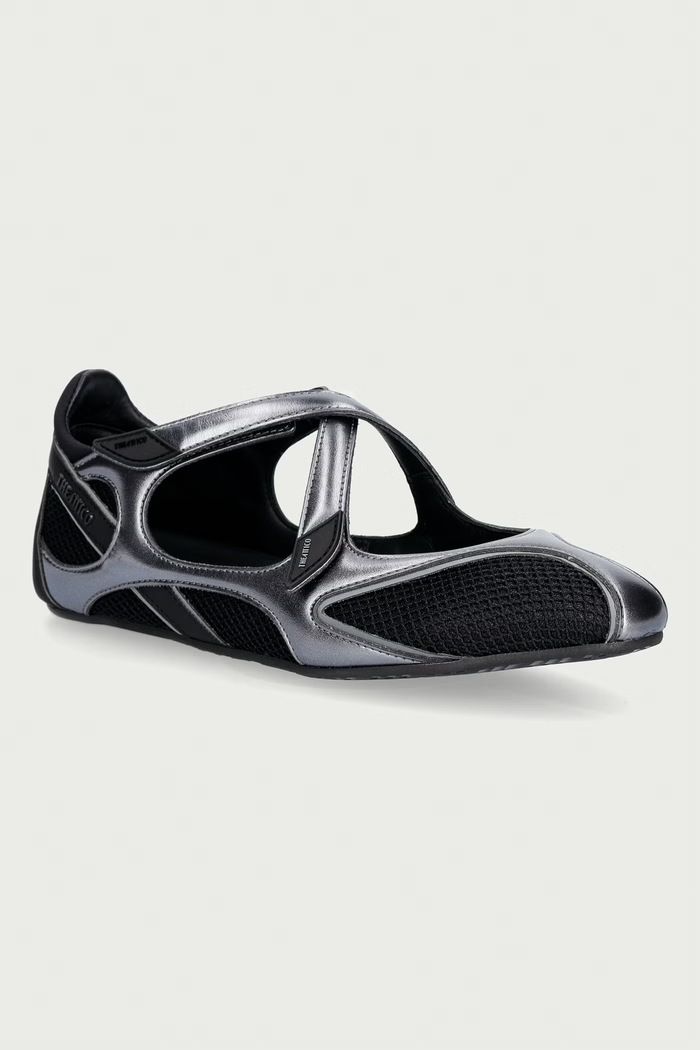 The Attico Floor01 ballerine nero 250WSH00871MIX024AA