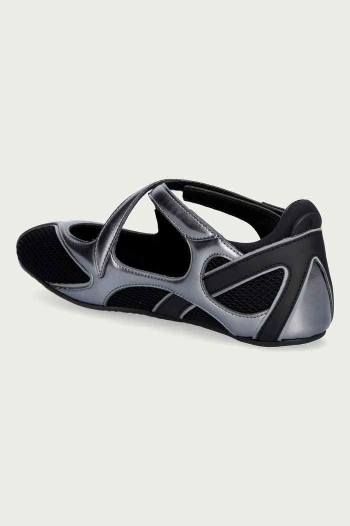 Scarpe The Attico Floor01 ballerine 250WSH00871MIX024AA nero