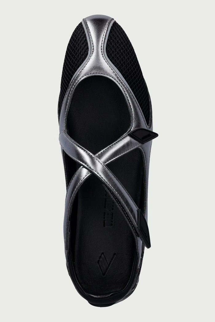 The Attico Floor01 ballerine nero 250WSH00871MIX024AA