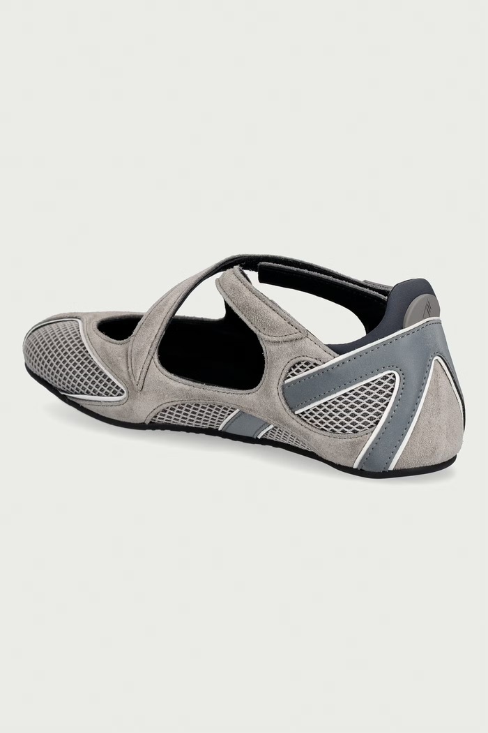 Scarpe The Attico Floor01 ballerine 251WSH00871MIX062AA grigio