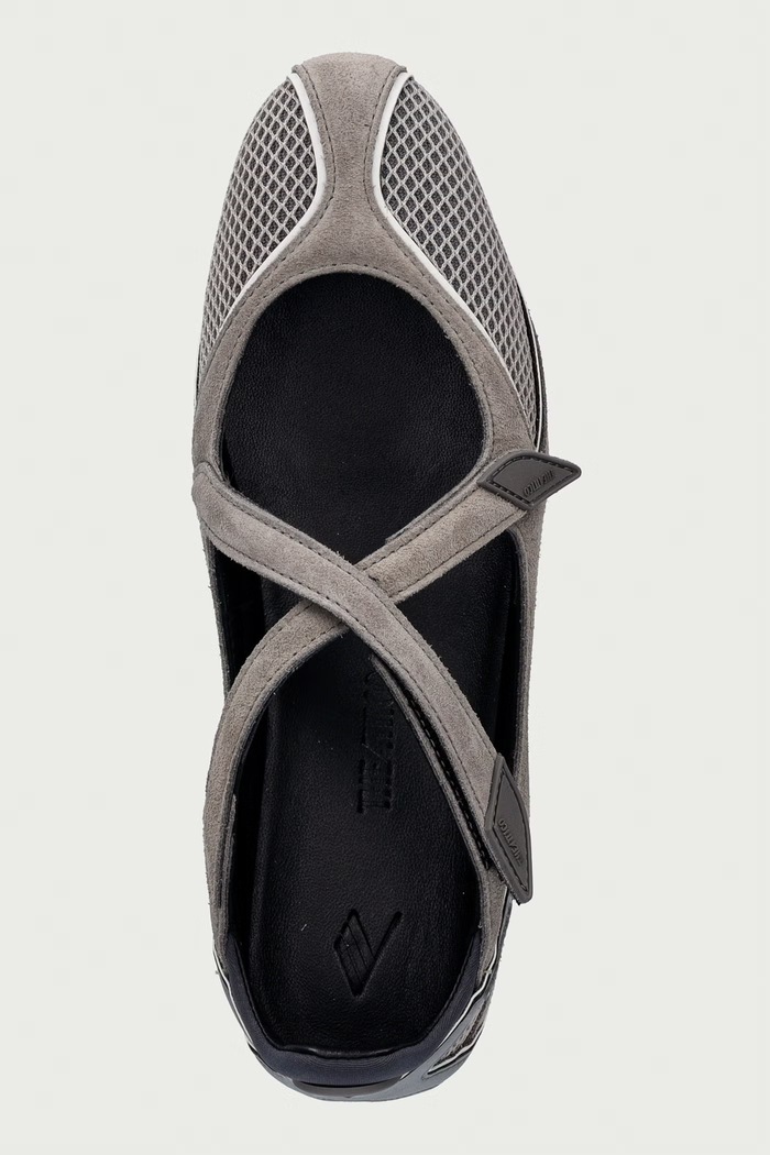 The Attico Floor01 ballerine grigio 251WSH00871MIX062AA