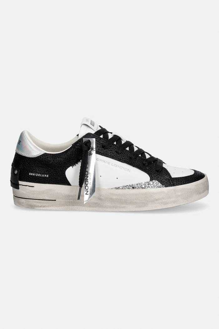 Crime London SK8 DELUXE sneakers γυναικεία δερμάτινα 22100WA9.20A μαύρο AW26