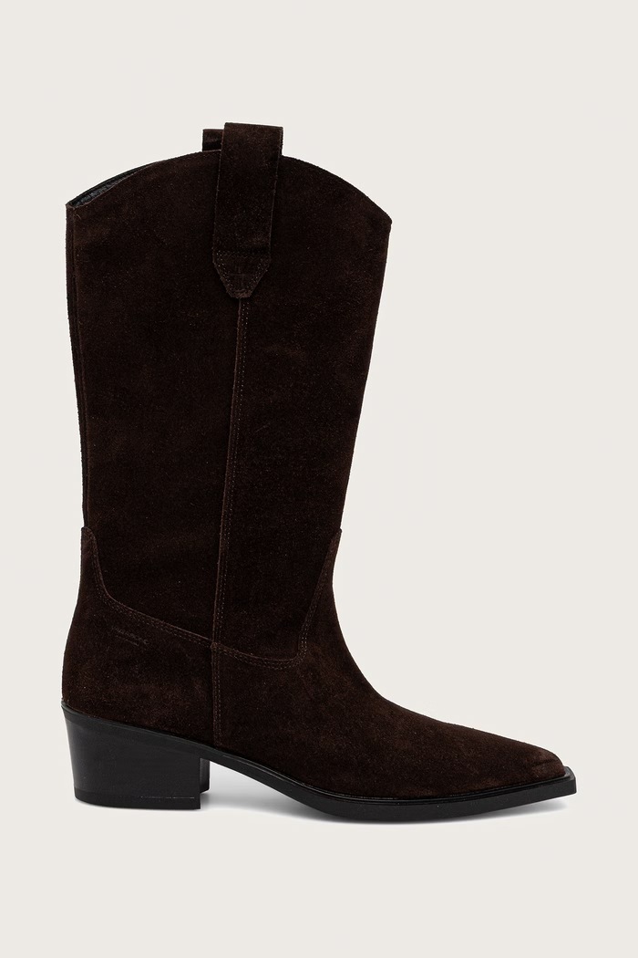 Vagabond Shoemakers kowbojki damskie zamszowe KELSEY 6110.040.31 brązowy AW26