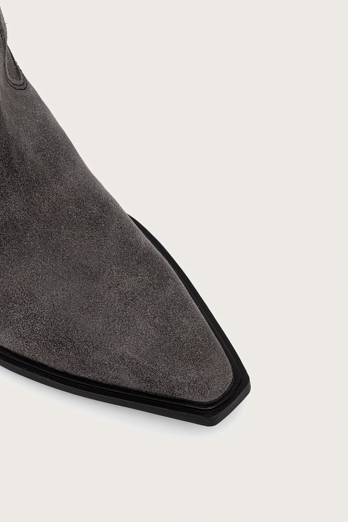 Vagabond Shoemakers kowbojki na słupku damskie skórzane KELSEY szary 6110.007.21