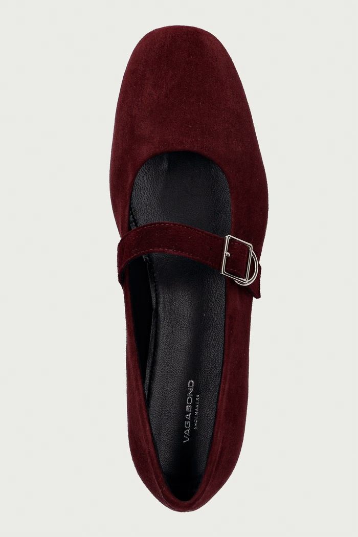 Baleriny zamszowe JOLIN Vagabond Shoemakers 5608.040.38 brązowy