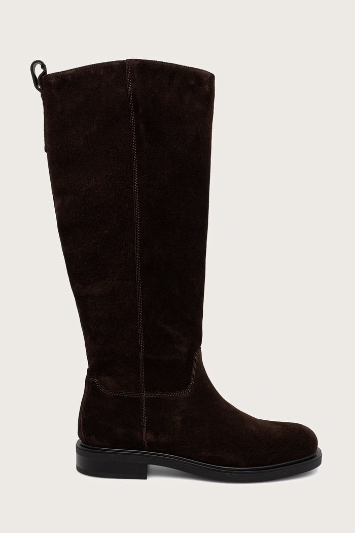 Vagabond Shoemakers kozaki damskie zamszowe FREYA 6006.040.31 brązowy AW26