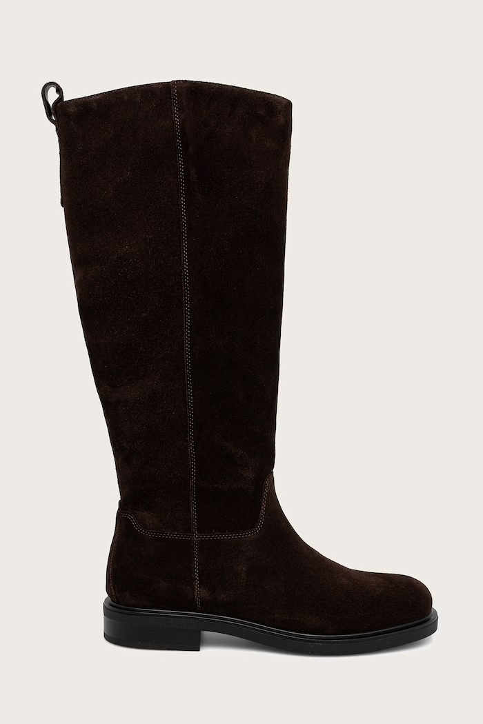 Vagabond Shoemakers kozaki damskie zamszowe FREYA 6006.040.31 brązowy AW26