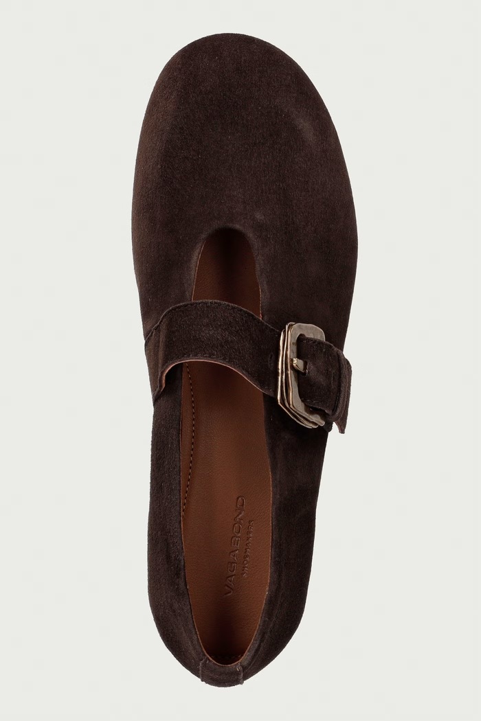 Vagabond Shoemakers baleriny zamszowe ALEYA brązowy 6219.240.29