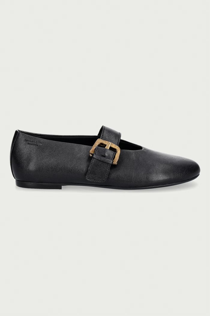 Vagabond Shoemakers baleriny skórzane ALEYA 6219.201.20 czarny AW26