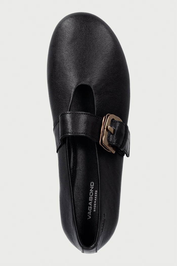Vagabond Shoemakers baleriny skórzane ALEYA czarny 6219.201.20