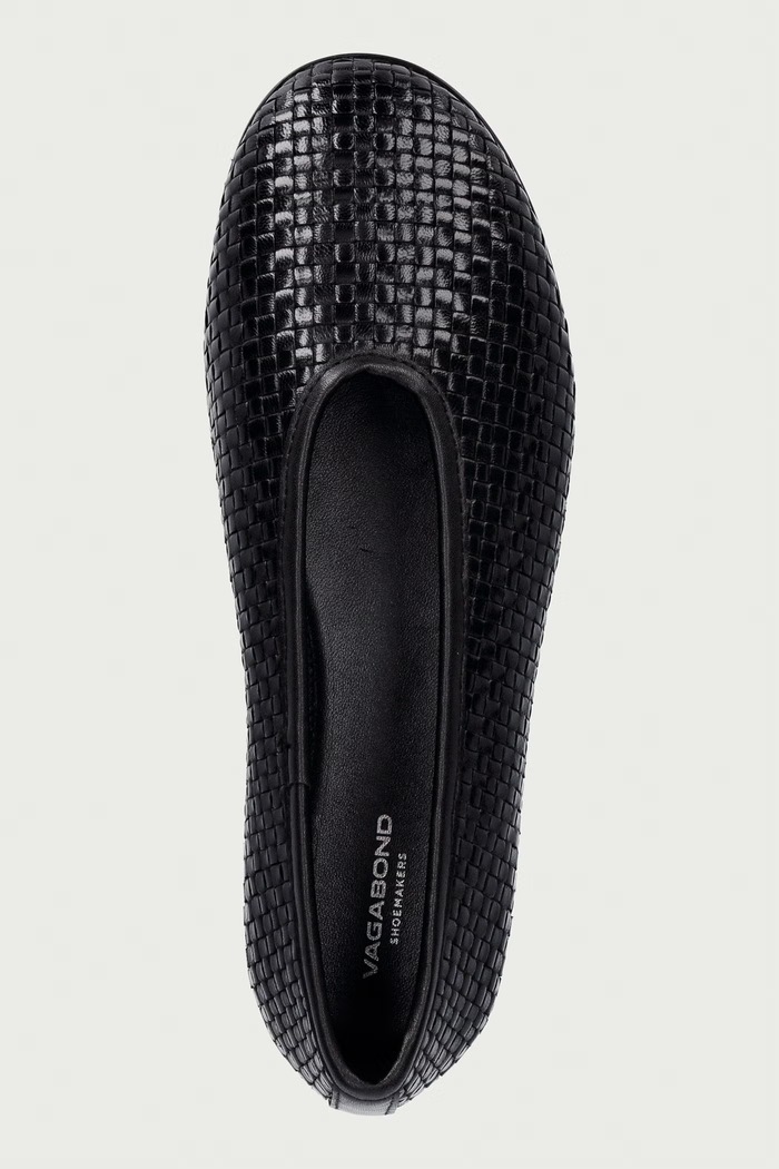 Vagabond Shoemakers baleriny skórzane ALEYA czarny 6219.125.20