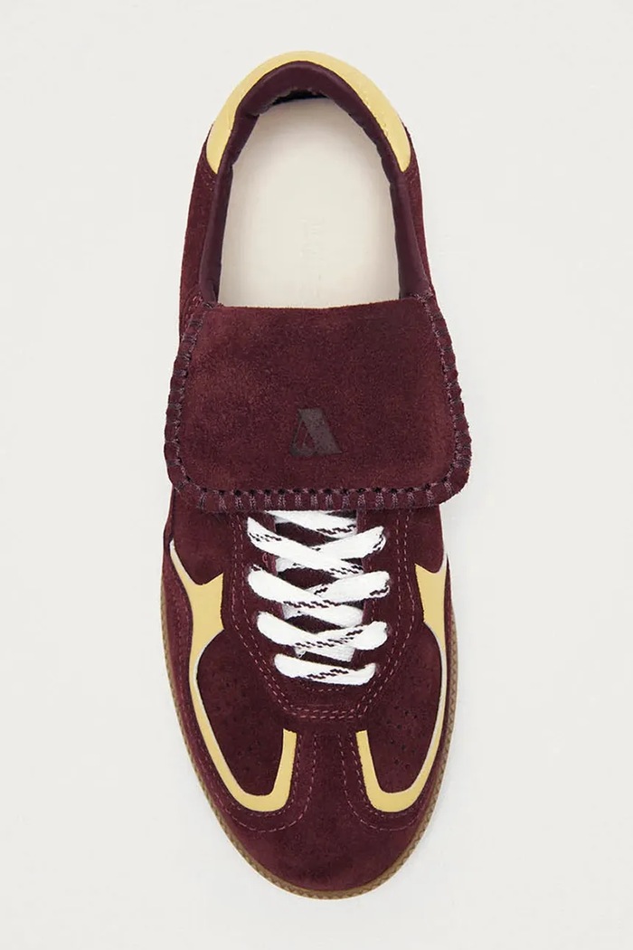 Alohas Tb.490 tenisice za žene od brušene kože S101375.08 bordo AW26