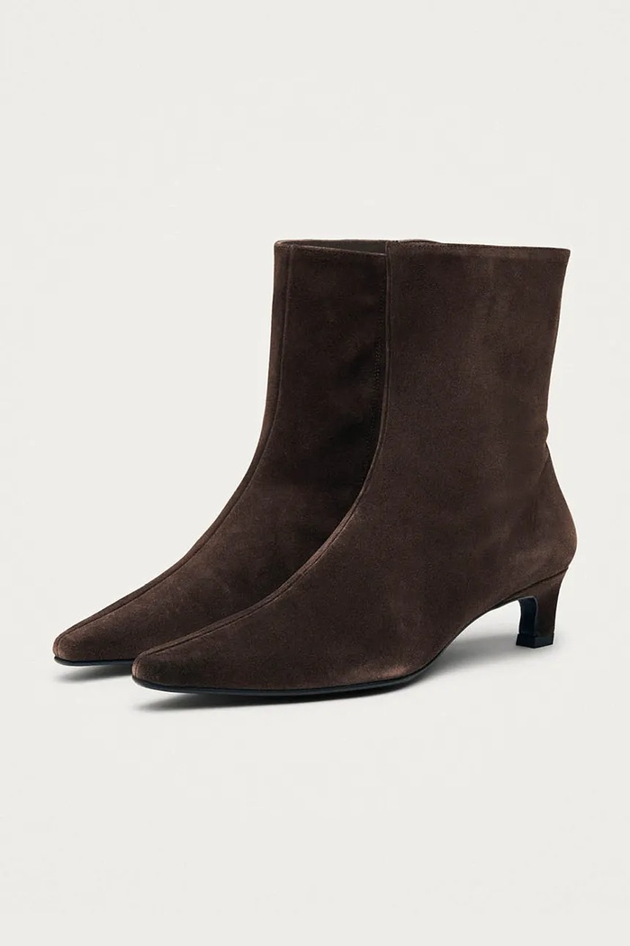 Alohas Μποτάκια Γυναικεία σουέτ Ambar S101216.01 καφέ AW26