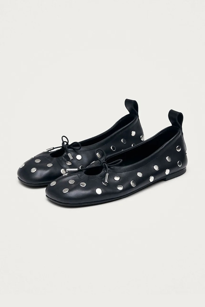Alohas baleríny kožené Rosalind S101551.02 černá AW26