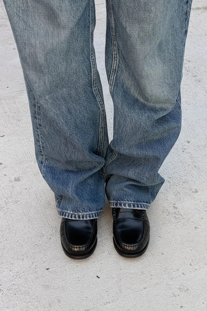 Mocasini pentru femei, din piele Rivet Alohas negru S100112.01