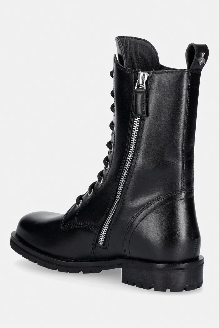 Obuwie Patrizia Pepe workery damskie skórzane 8Y0038.L048.FB30 czarny