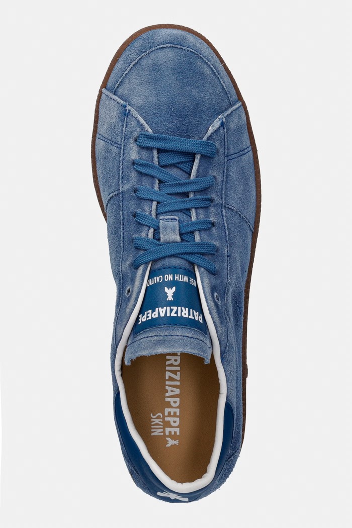Patrizia Pepe sneakersy damskie zamszowe niebieski 2Z0065.L055.FG95