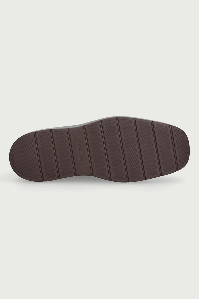 Боти с платформа дамски FLATF LACE UP APR CUT BOOT Calvin Klein кафяв HW0HW03273BAM