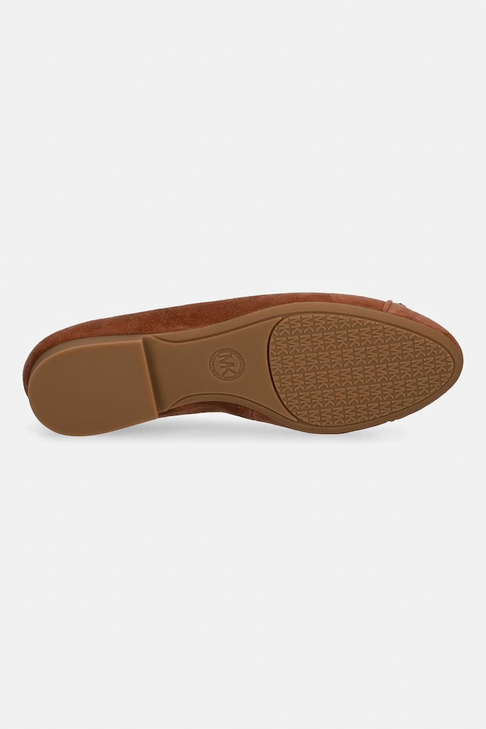 MICHAEL Michael Kors μπαλαρίνες σουέτ Piper Flex Ballet 40T6PIFP1S.230 καφέ