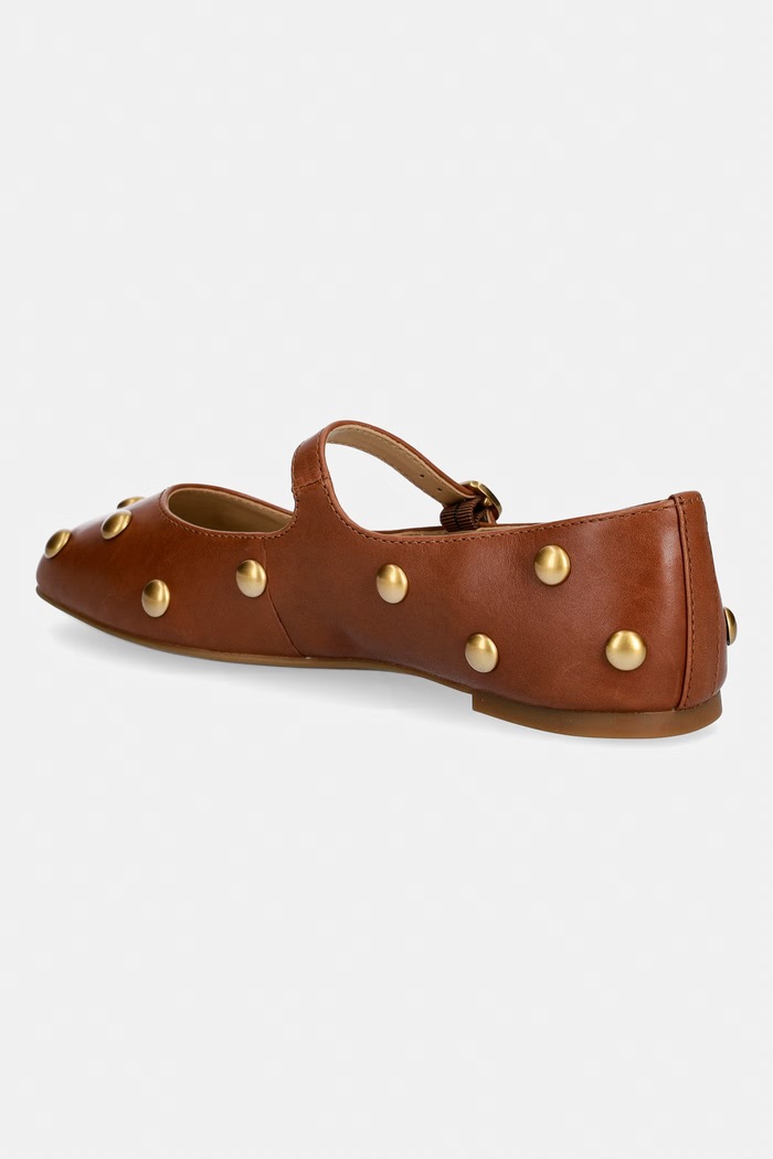 Scarpe MICHAEL Michael Kors ballerine in pelle Nellie Flex Ballet 40T6NLFP2L.230 marrone