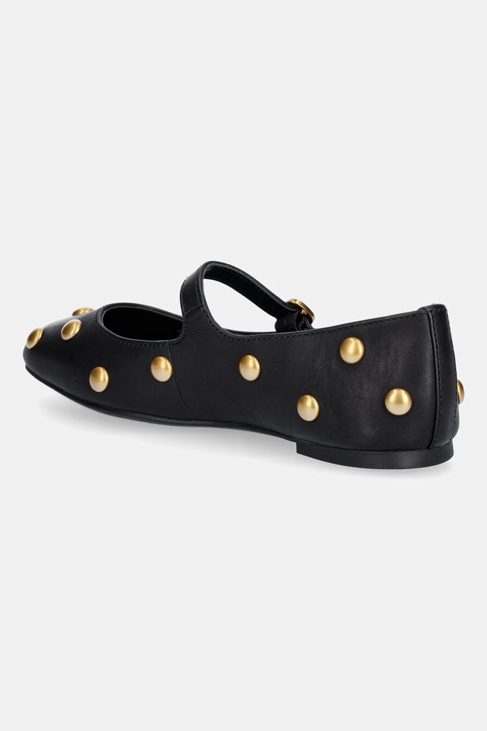 Scarpe MICHAEL Michael Kors ballerine in pelle Nellie Flex Ballet 40T6NLFP2L.001 nero