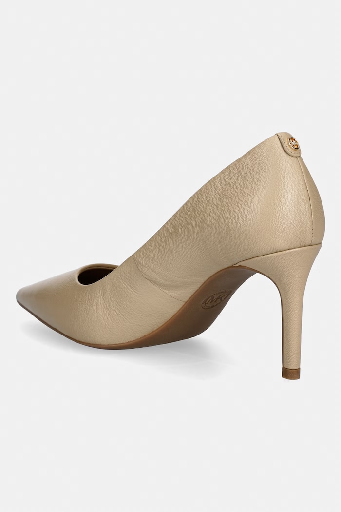 Obuwie MICHAEL Michael Kors szpilki skórzane Alina Flex Pump 40T6HNMP1L.156 beżowy