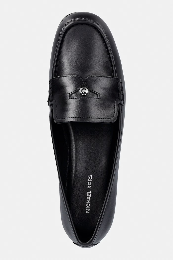 MICHAEL Michael Kors μοκασίνια Γυναικεία δερμάτινα Jennings Loafer μαύρο 40S6JNFP1L.001