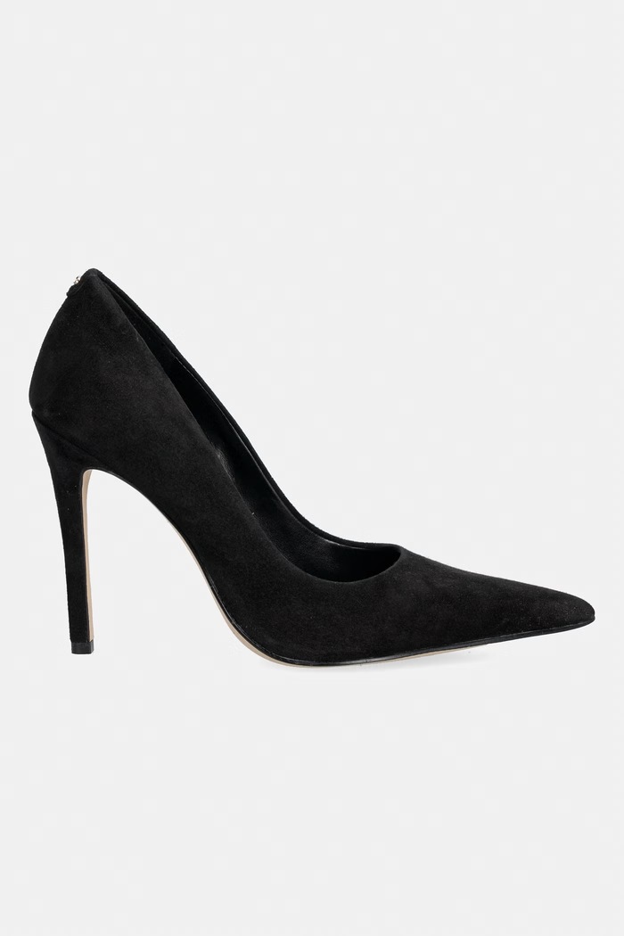 MICHAEL Michael Kors στιλέτο σουέτ Elyse High Pump 40F5EYHP1S.001 μαύρο AW26