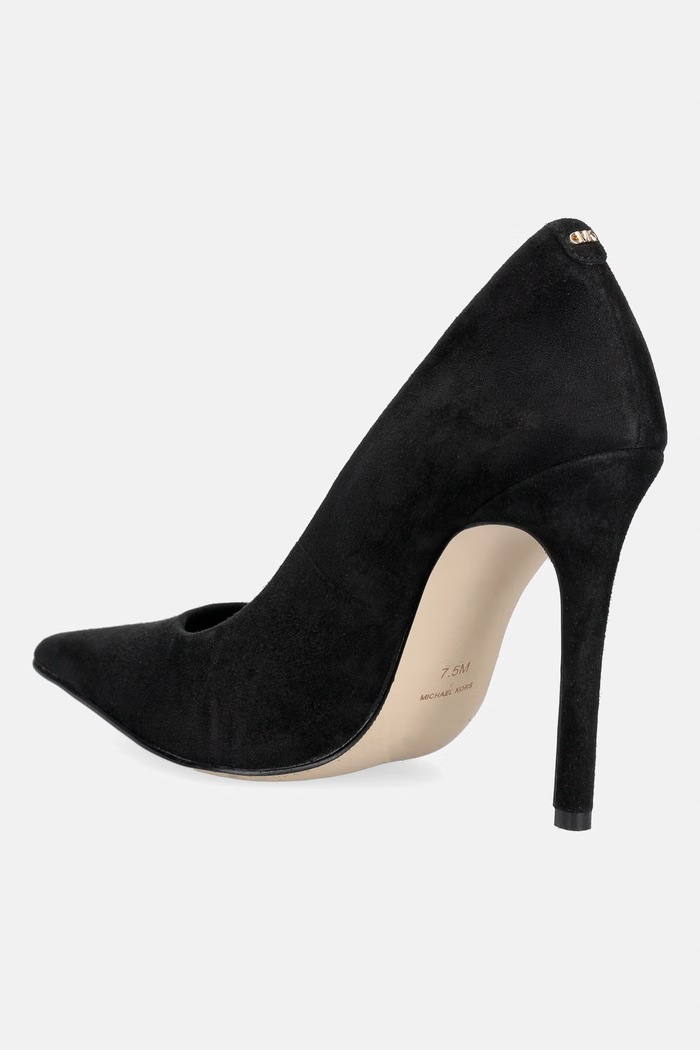 Παπούτσια MICHAEL Michael Kors στιλέτο σουέτ Elyse High Pump 40F5EYHP1S.001 μαύρο